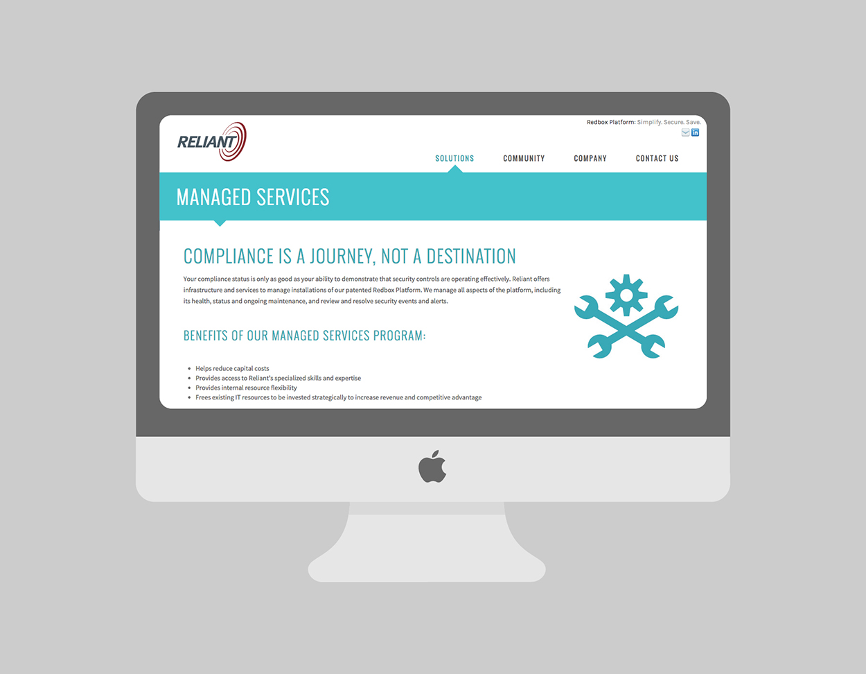 Reliant Security Web Design