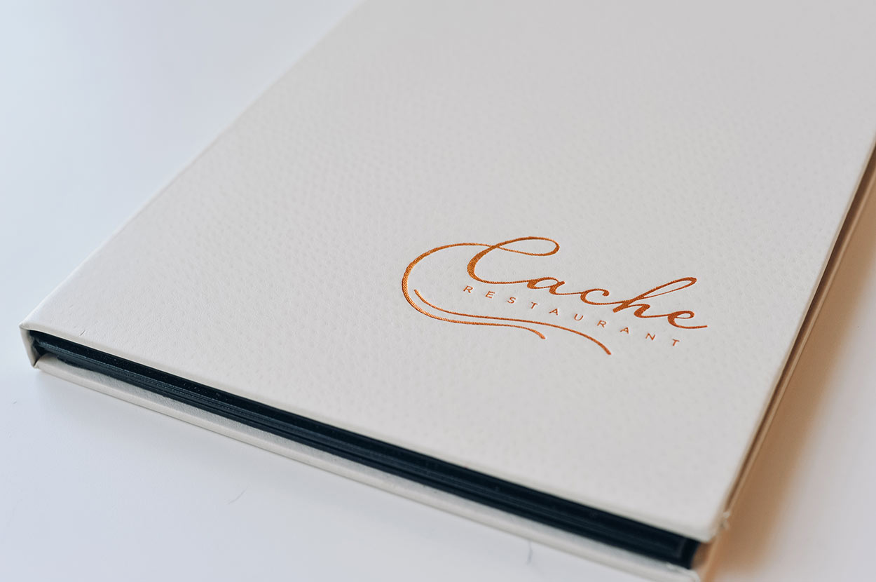 Cache Restaurant Branding