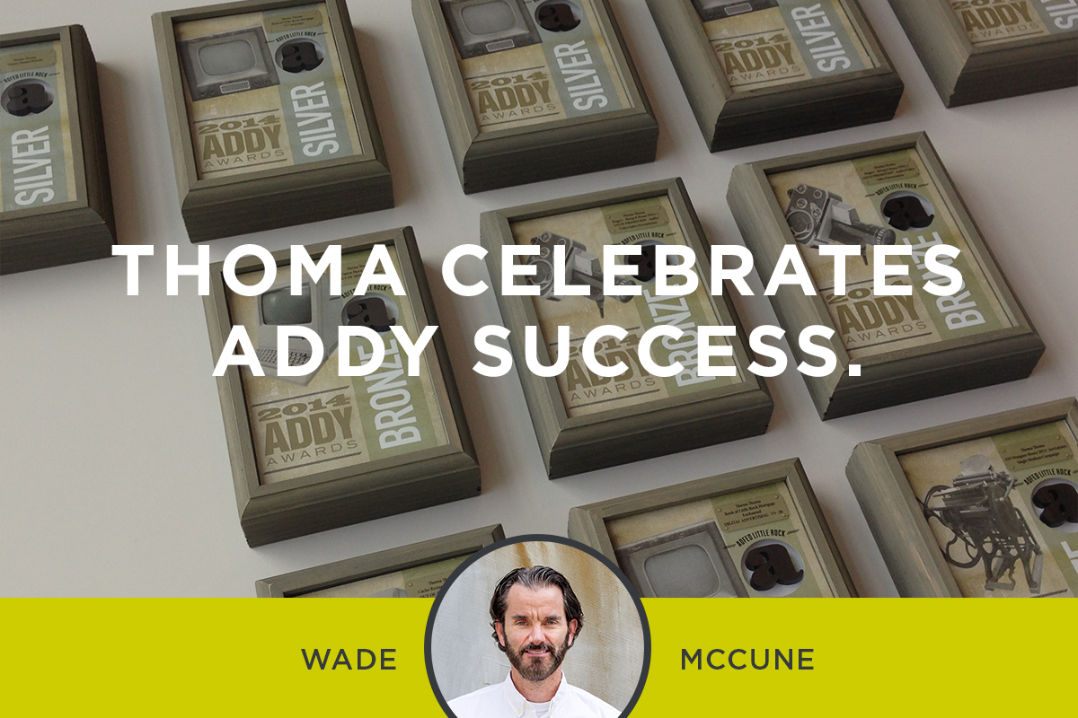 Thoma Celebrates Addy Success.