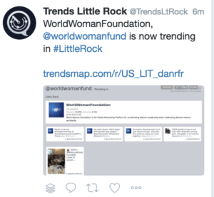 World Woman Foundation Trending on Twitter